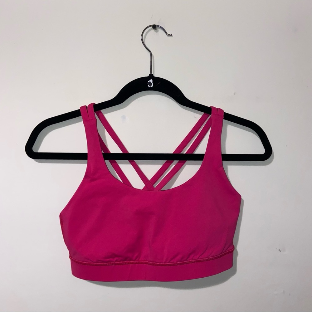Lululemon Pink Energy Bra - 8